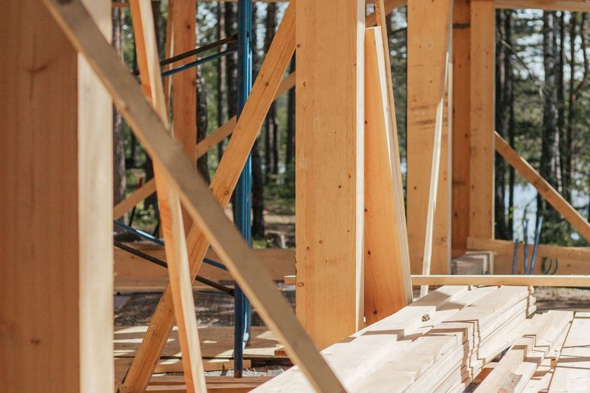Treated outdoor timber